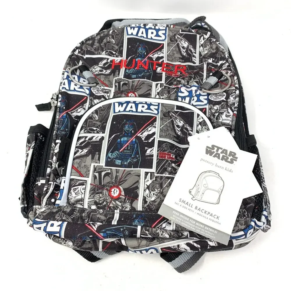 Star Wars Pottery Barn Kids Small Backpack *Embroidered With Name HUNTER